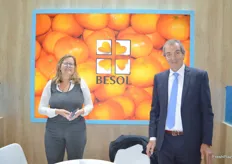 The producer Trebol Pampa with their Besol brand are mandarin producers from Argentina represented by Patricia Roux and Daniel Bovino.